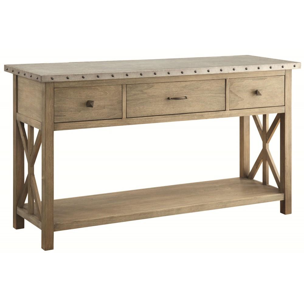 Zinc Top Sofa Table