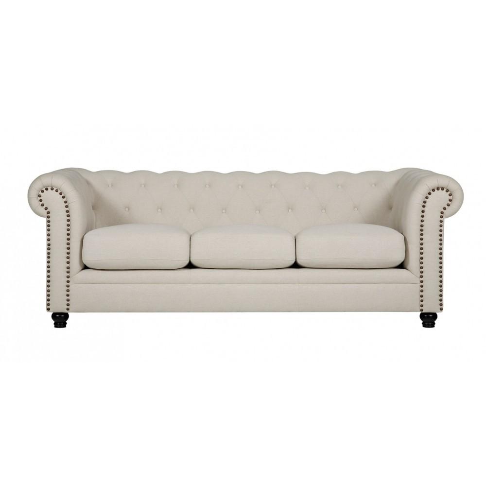 Tufted Sofa W/nailheads