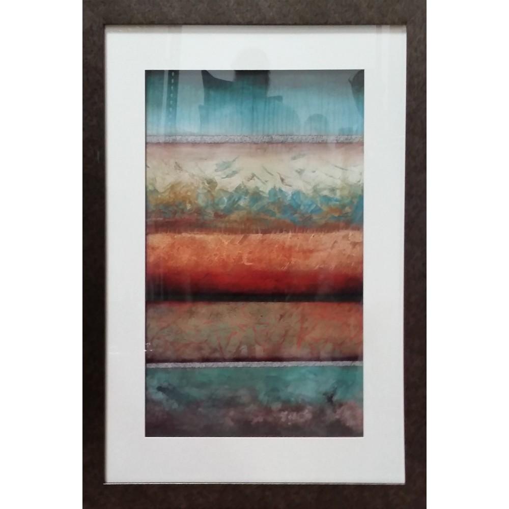 Abstract Landscape Framed Art