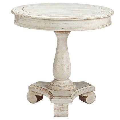 White Round Table 