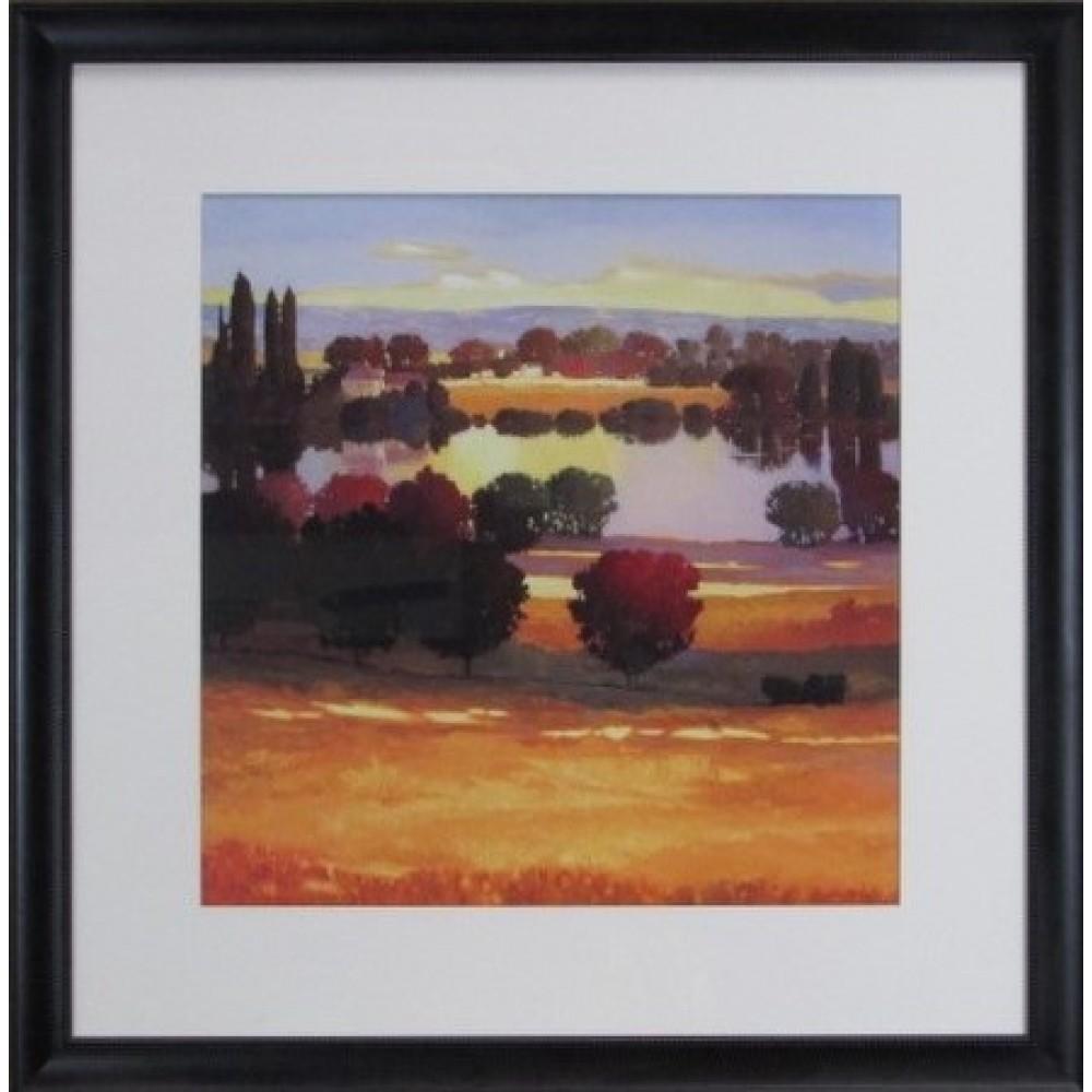 Lake Landscape Framed Art