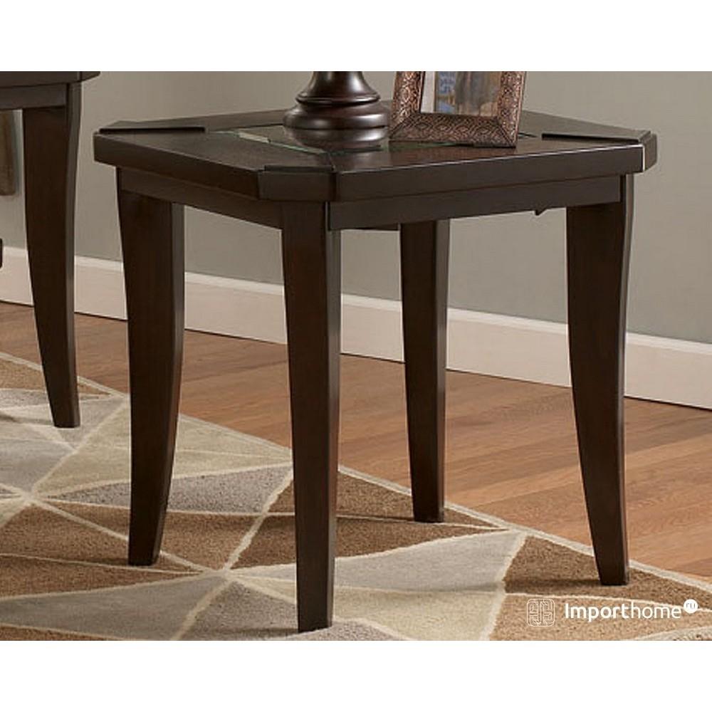 Square End Table Glass Top