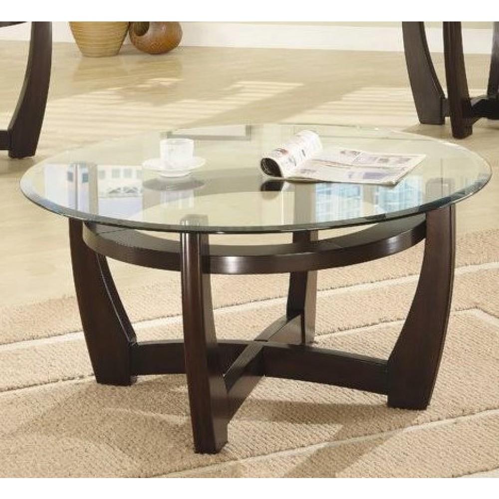 Coffee Table Glass Top Round