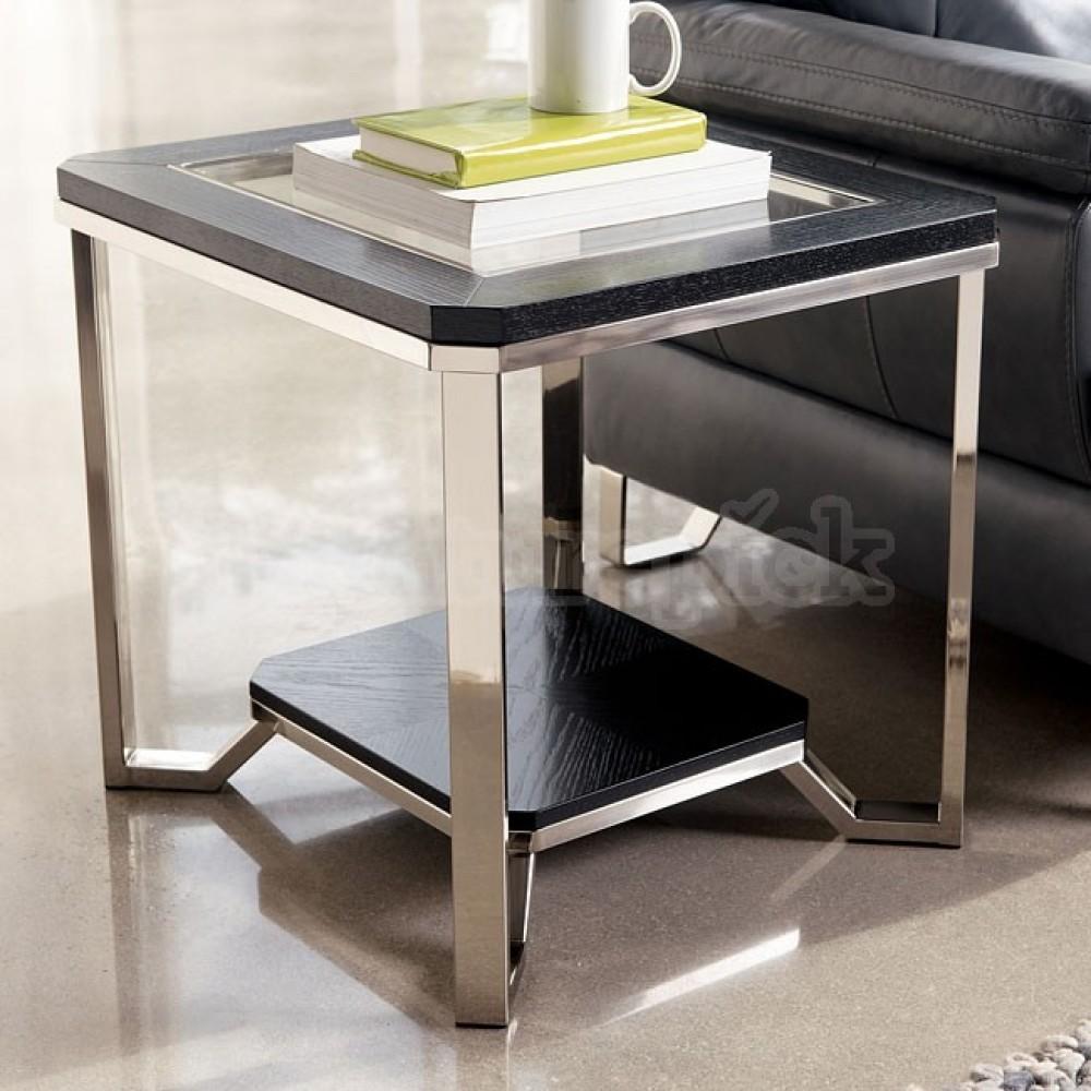 Square End Table Glass Top