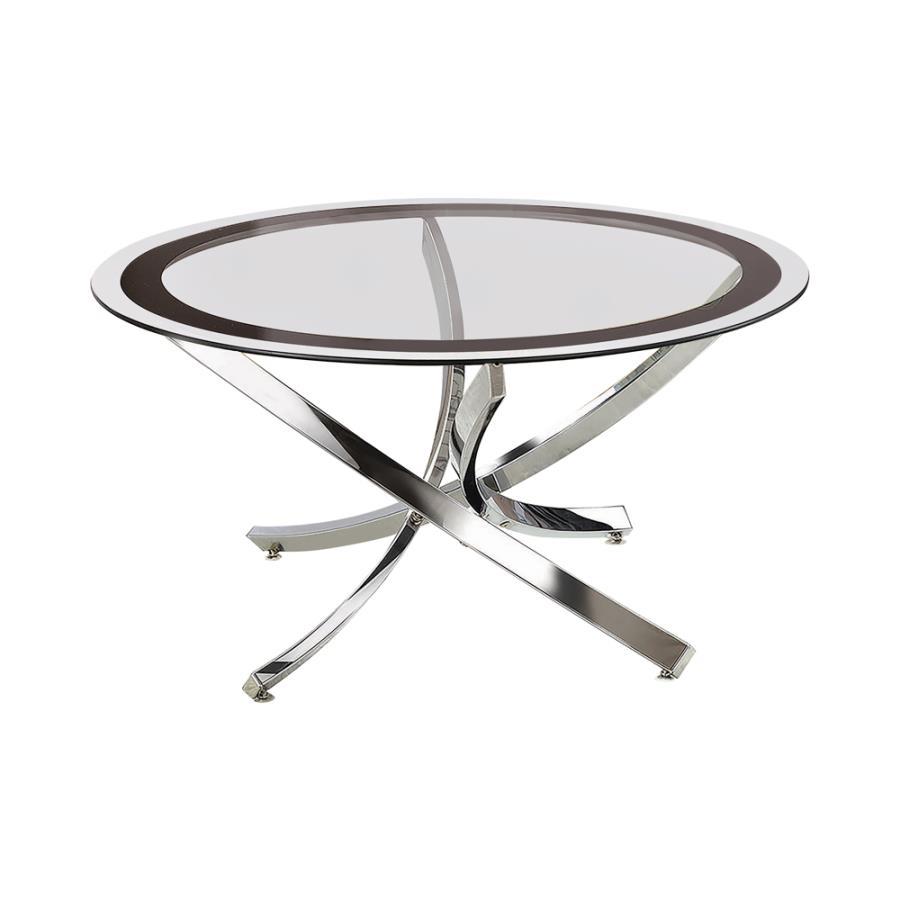 Coffee Table Glass Top Round