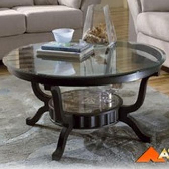 Coffee Table Glass Top Round