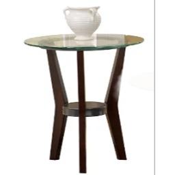 End Table Glass Top Round