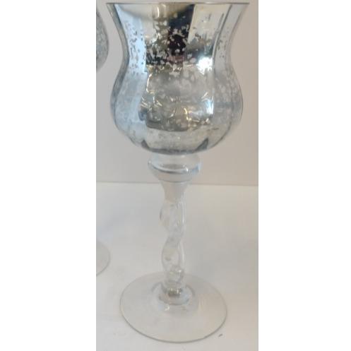 Glass Candleholder Sm