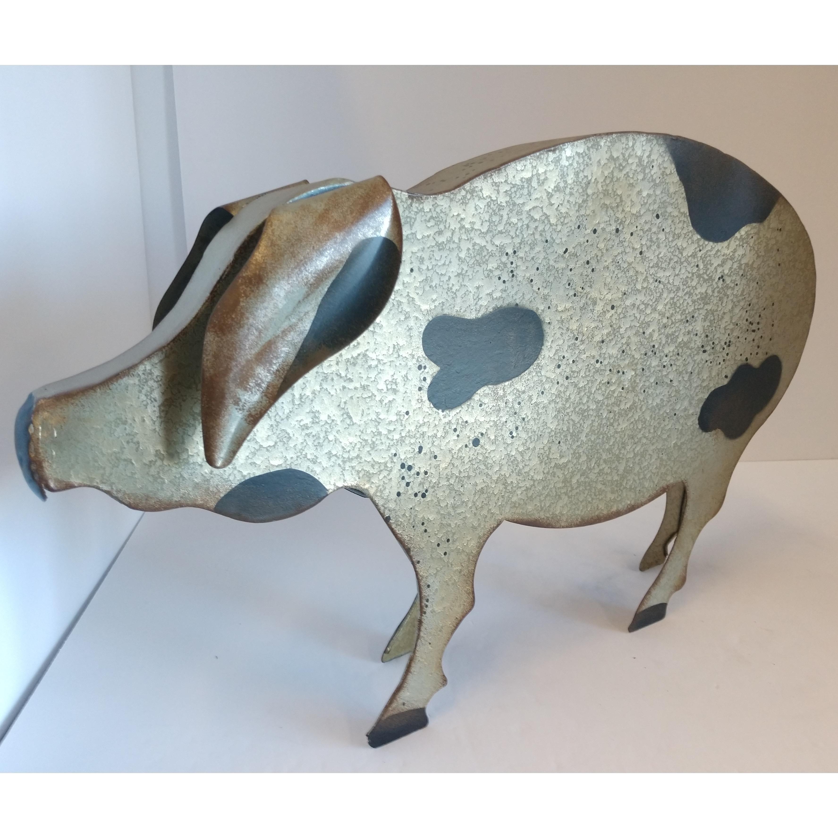 Pig Metal Sculpture