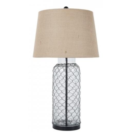 Table Lamp Metal Glass