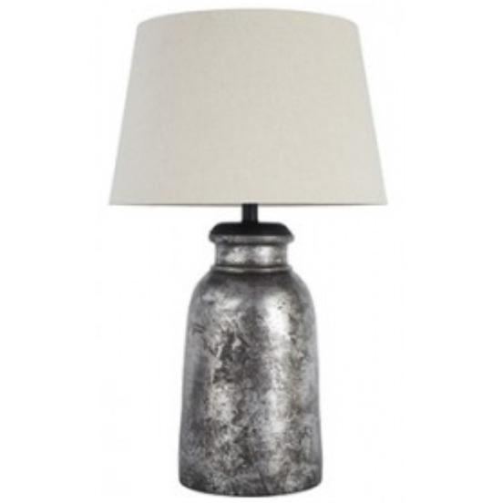 Table Lamp Grey Silver