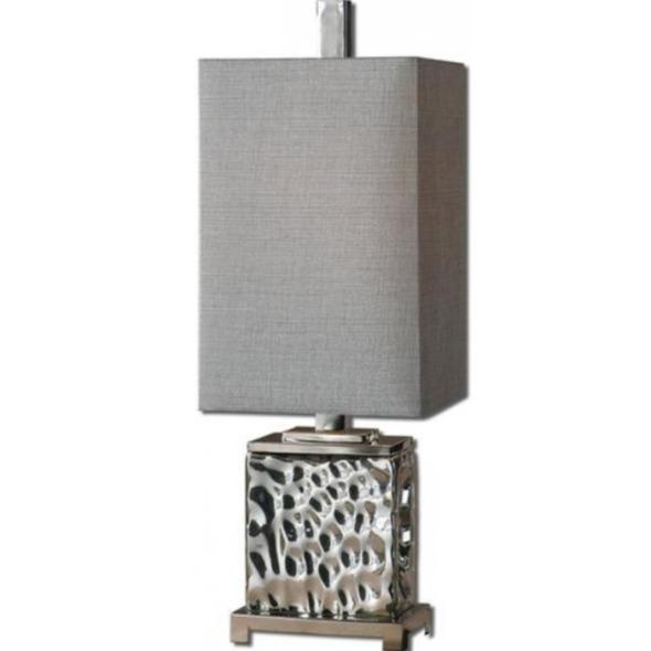 Table Lamp Silver Metal