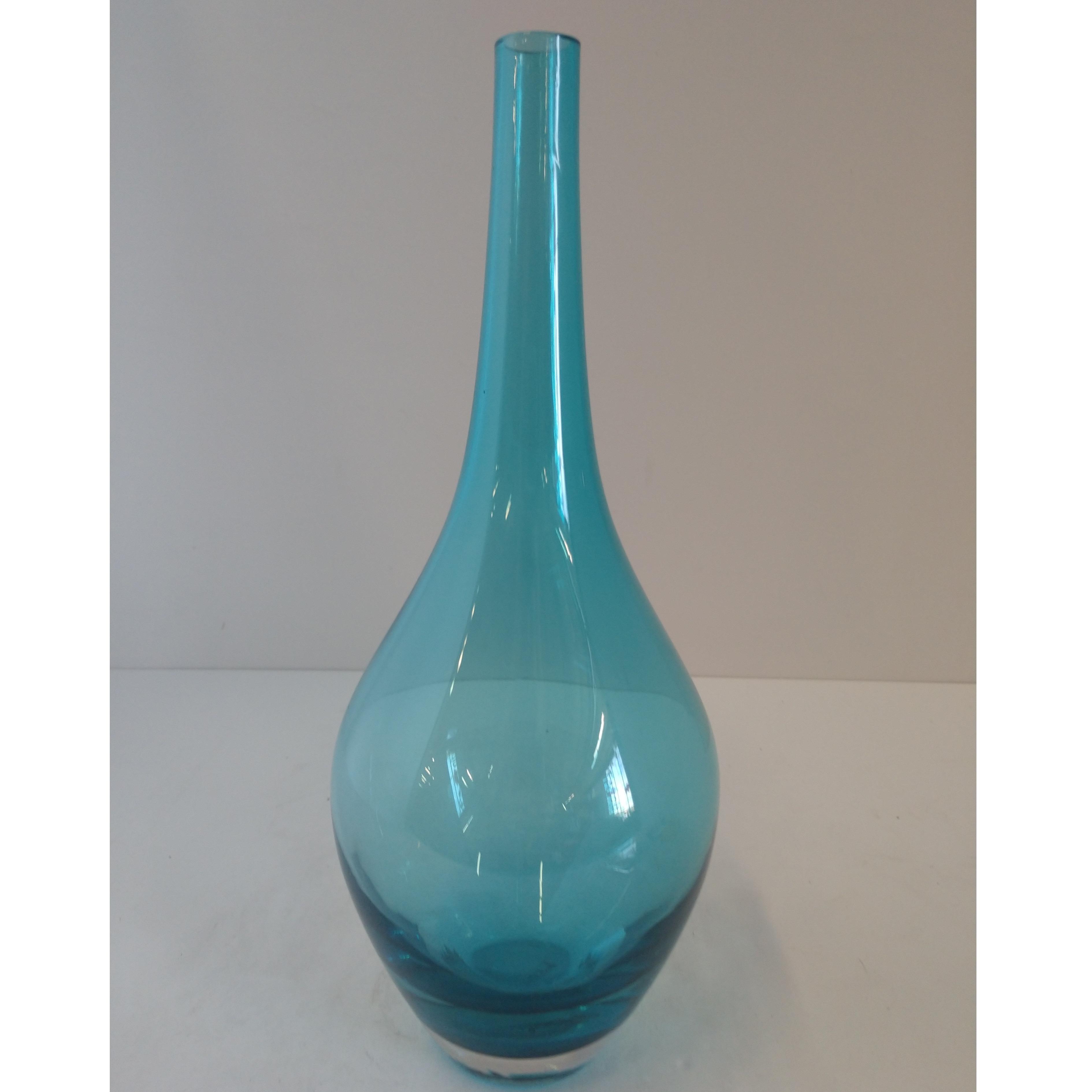 Glass Vase Blue