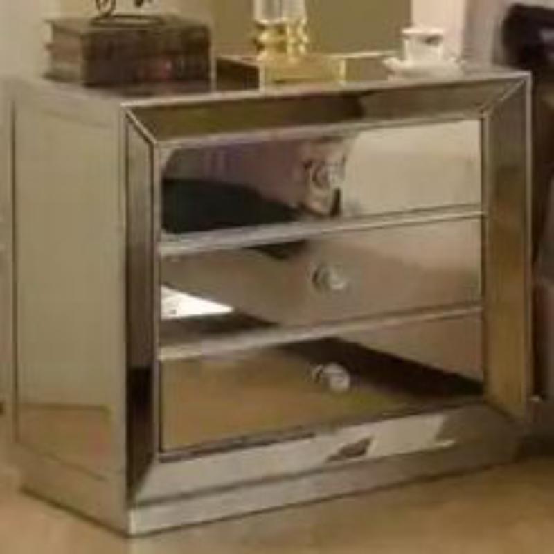 Mirrored Night Stand