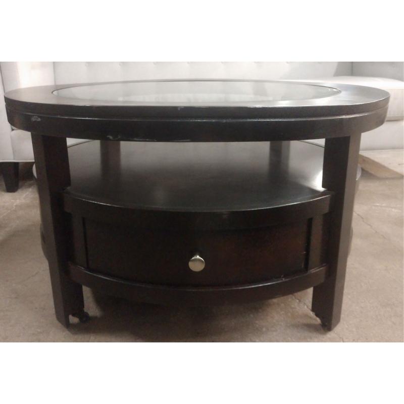 Glass Coffee Table Round