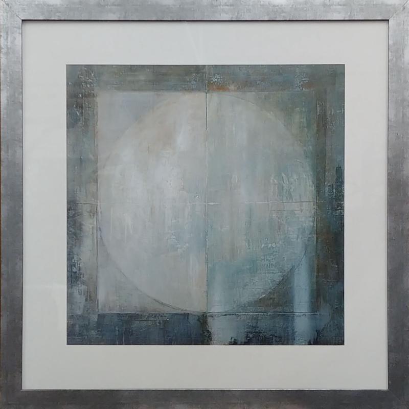 Circle Within Square Framed Art