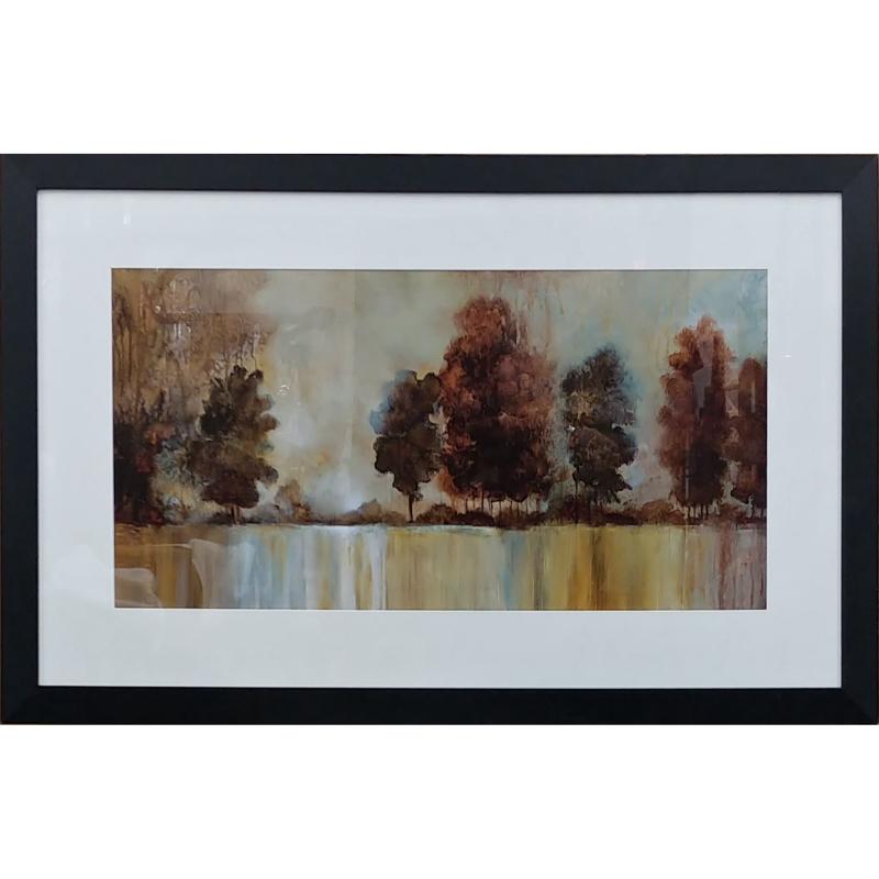 Landscape W/ Trees Framed Art