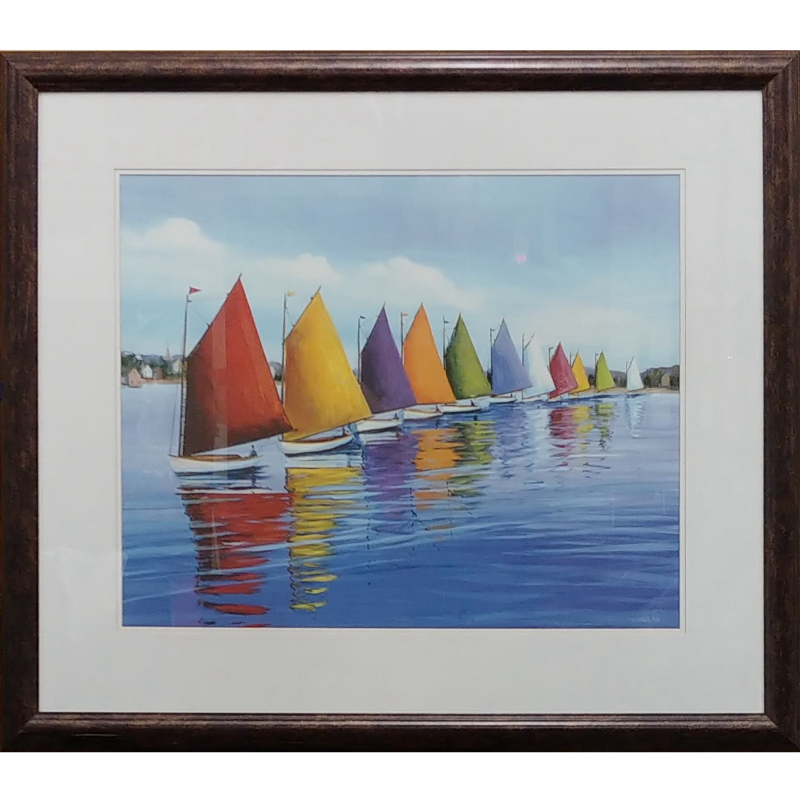 Boats Framed Art