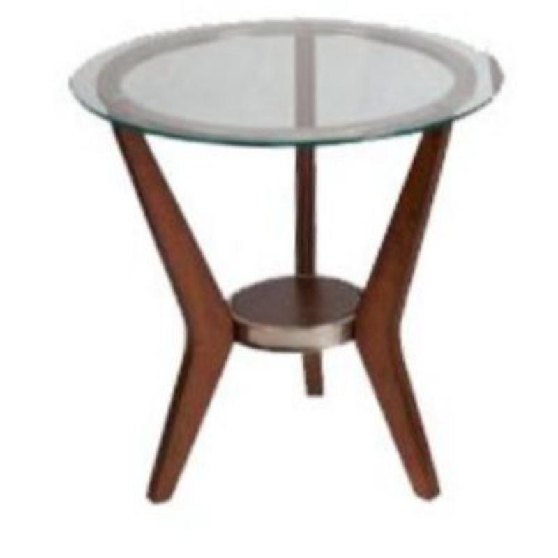 End Table Glass Top Round