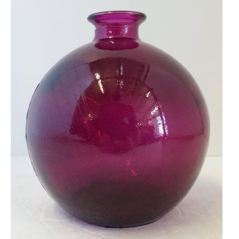 Glass Vase Purple