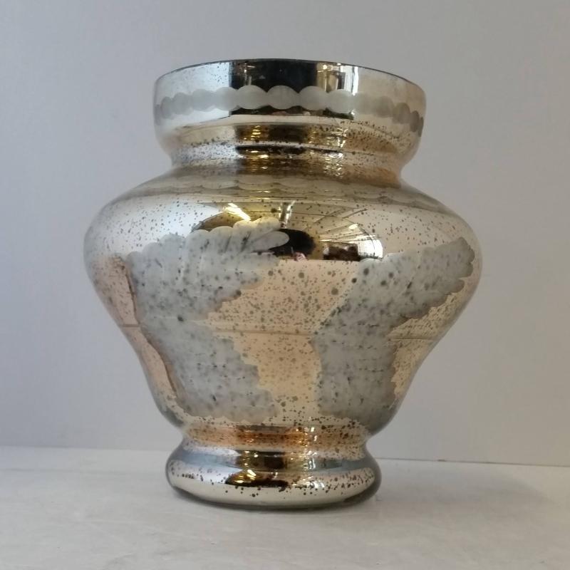 Vase Sm Mirrored 