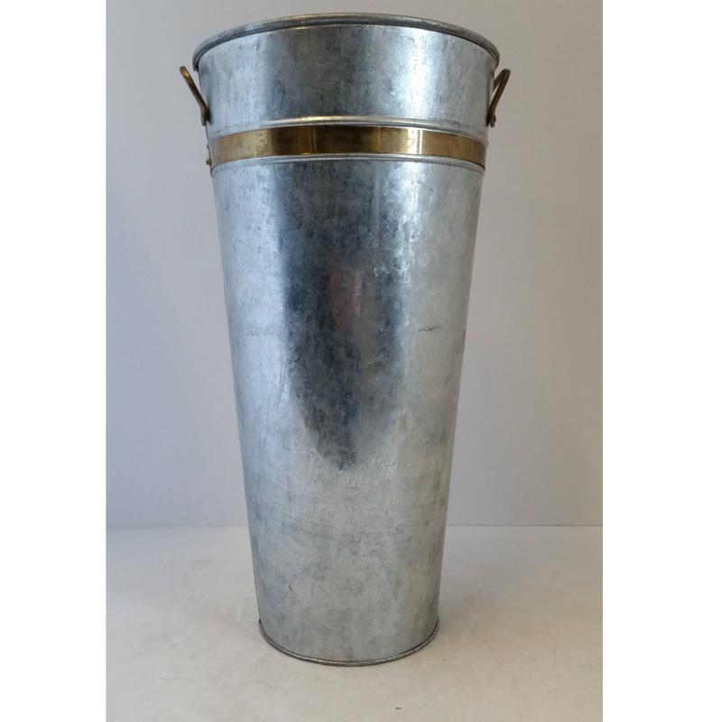 Silver Metal Vase