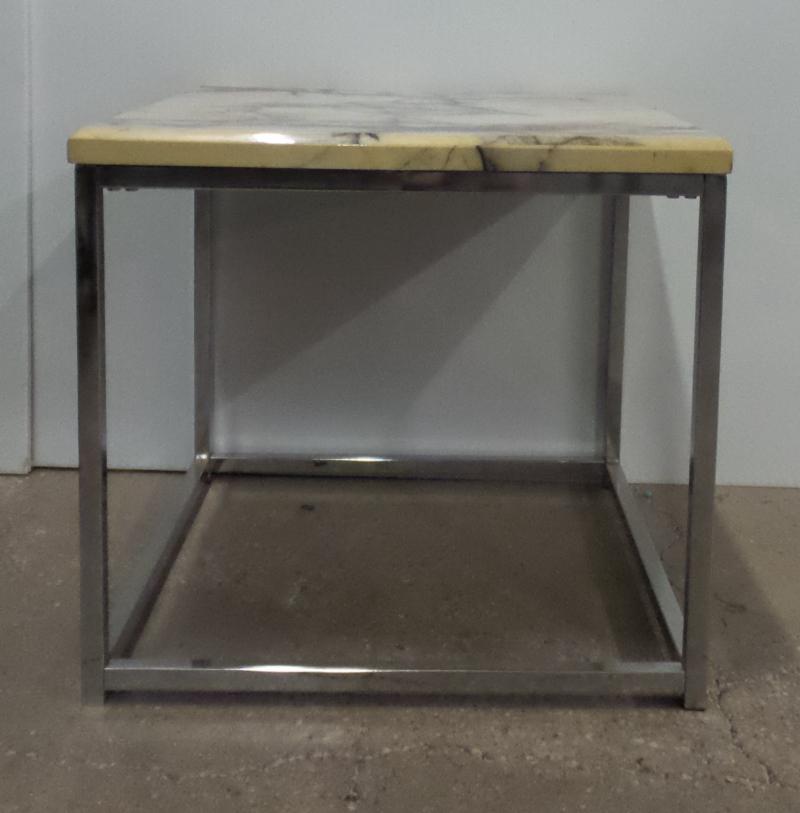 Square Marble End Table