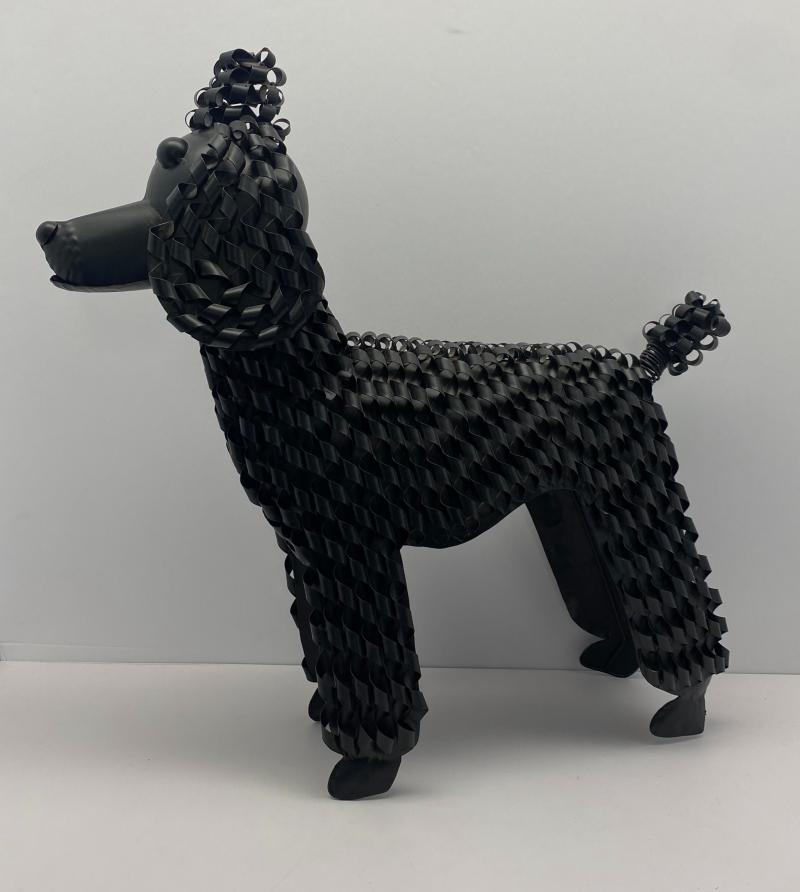 Metal Dog Sculpture