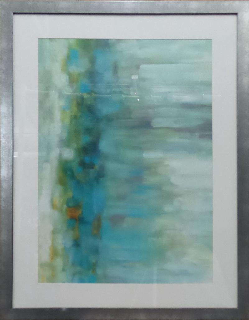 Blue Green Abstract