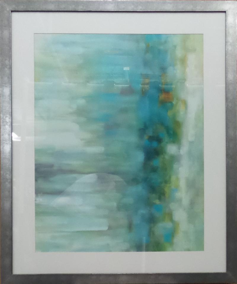 Blue Green Abstract