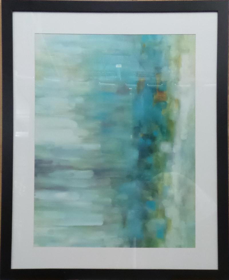 Blue Green Abstract