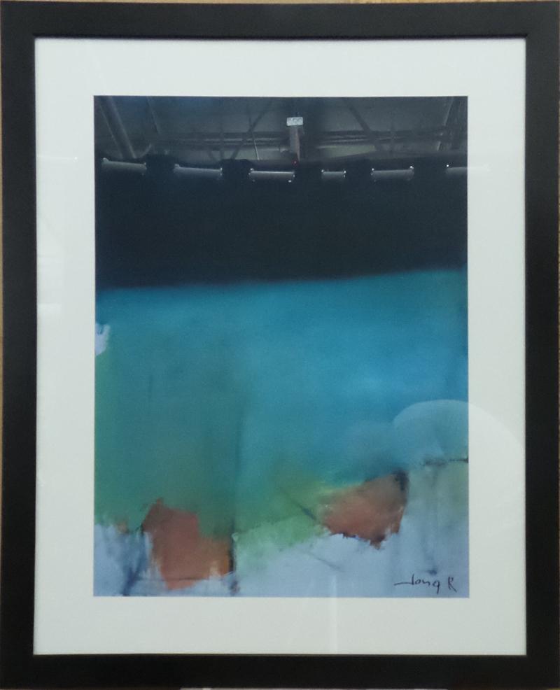 Blue Green Abstract