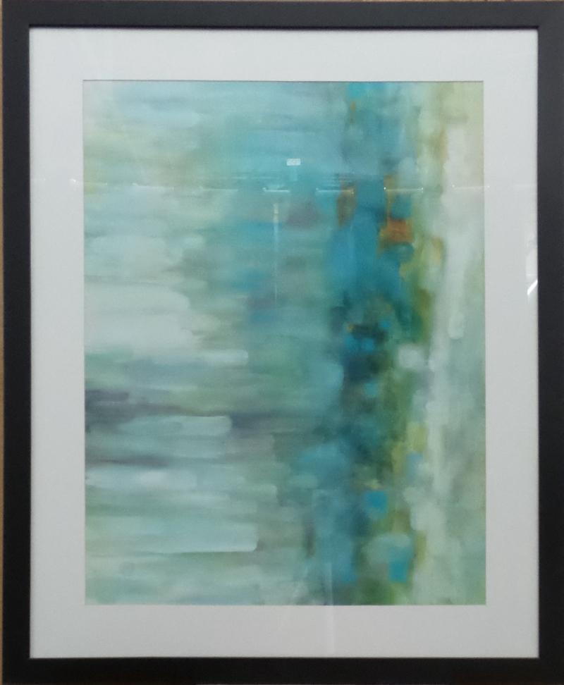 Blue Green Abstract