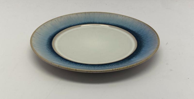 Blue And Tan Plate