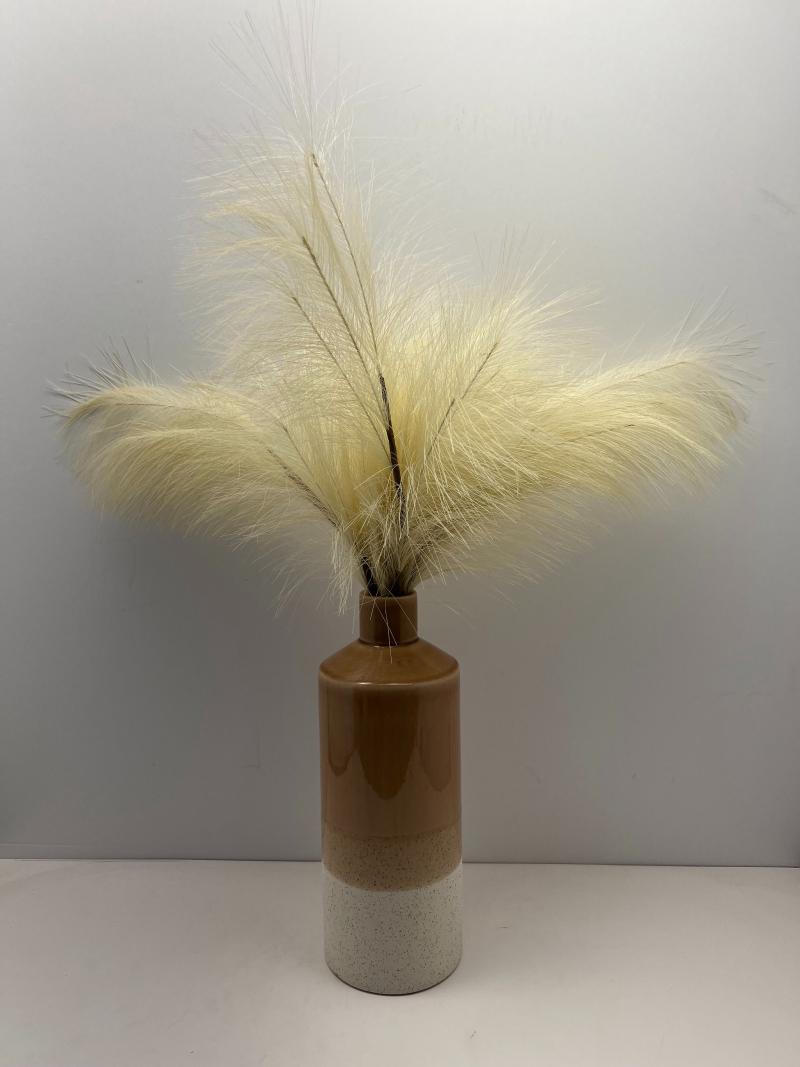 Vase With Pampas Grass