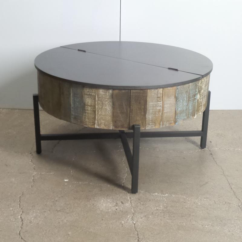 Round Wood Coffee Table