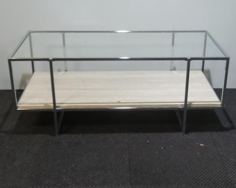 Squared Glass Coffee Table