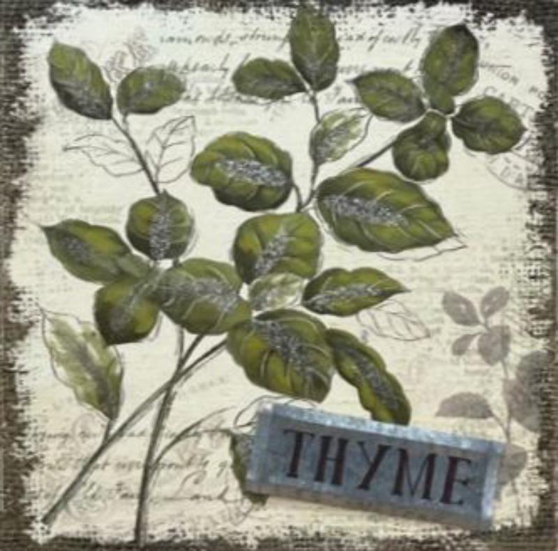 Thyme Spice Woodblock