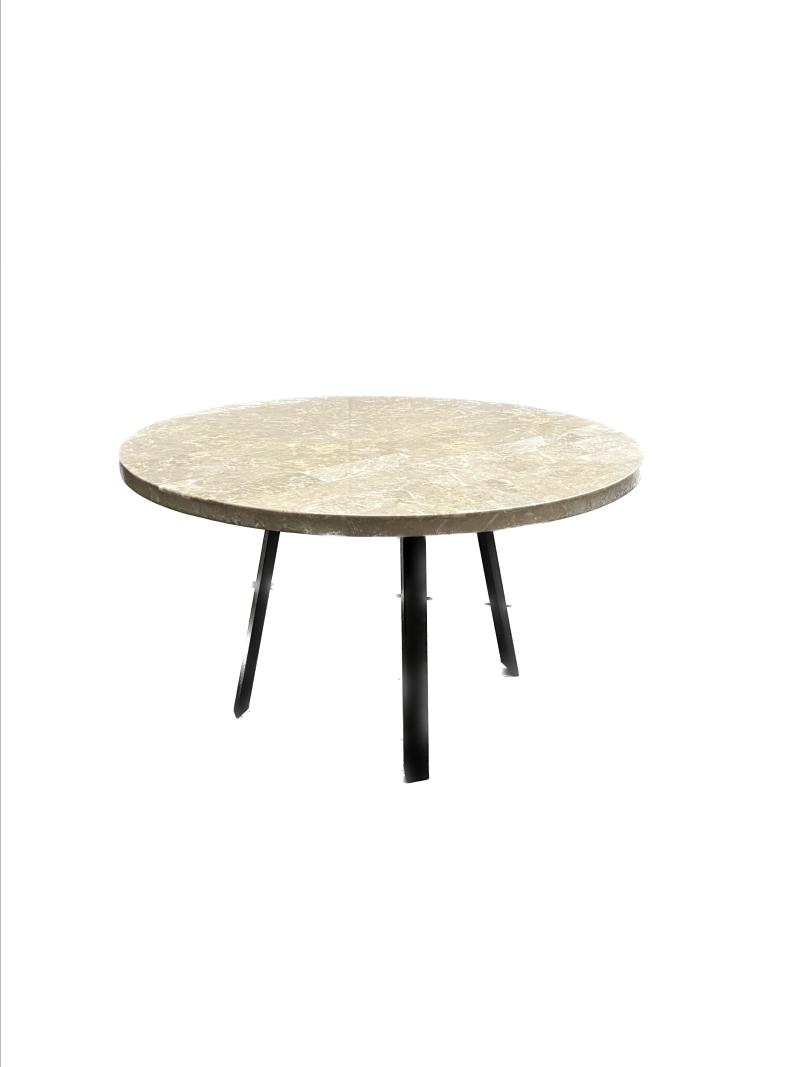 Marble Top Round Coffee Table