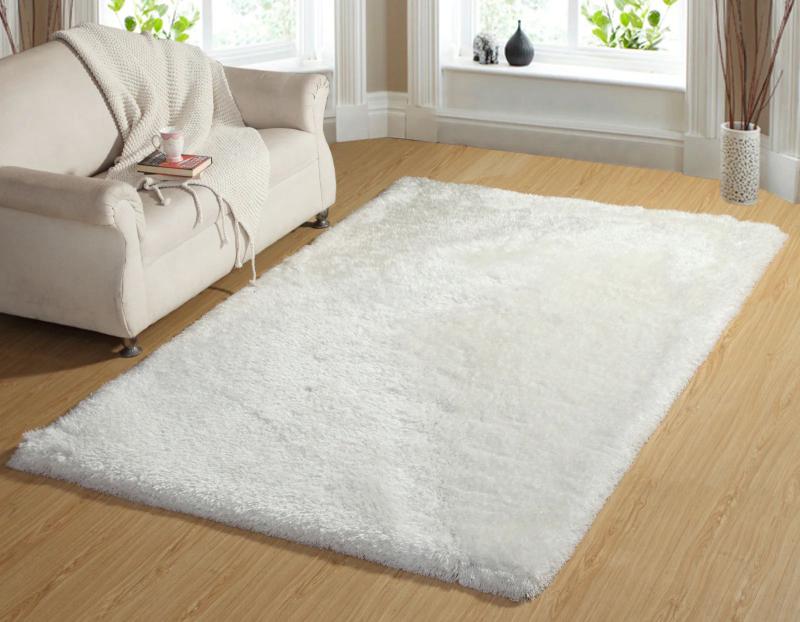 White Shag Rug