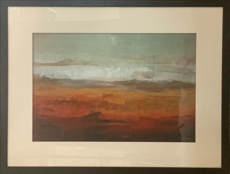 Framed Abstract Landscape