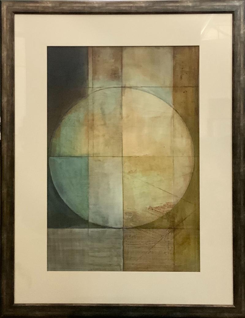 Geometrical Framed Abstraction Ft Circle