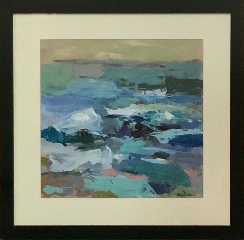 Framed Abstract Sea