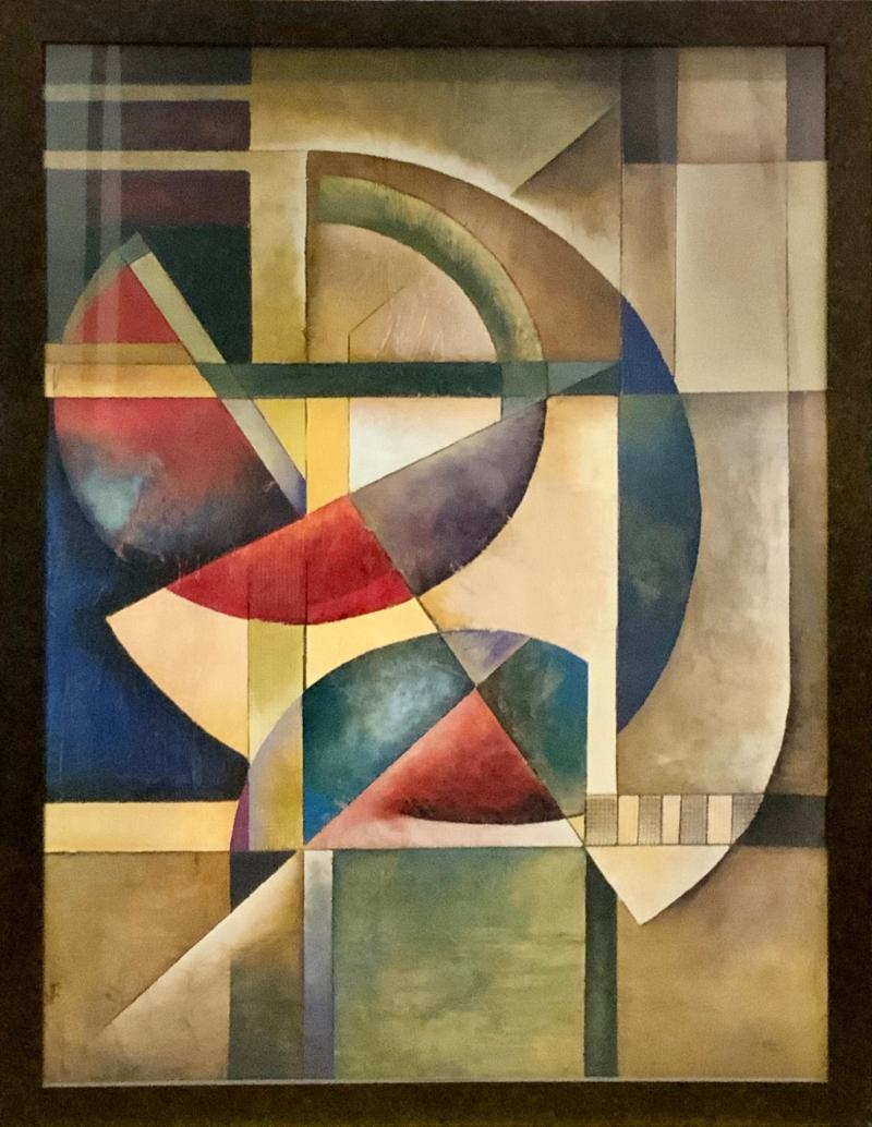 Geometric Framed Abstract 