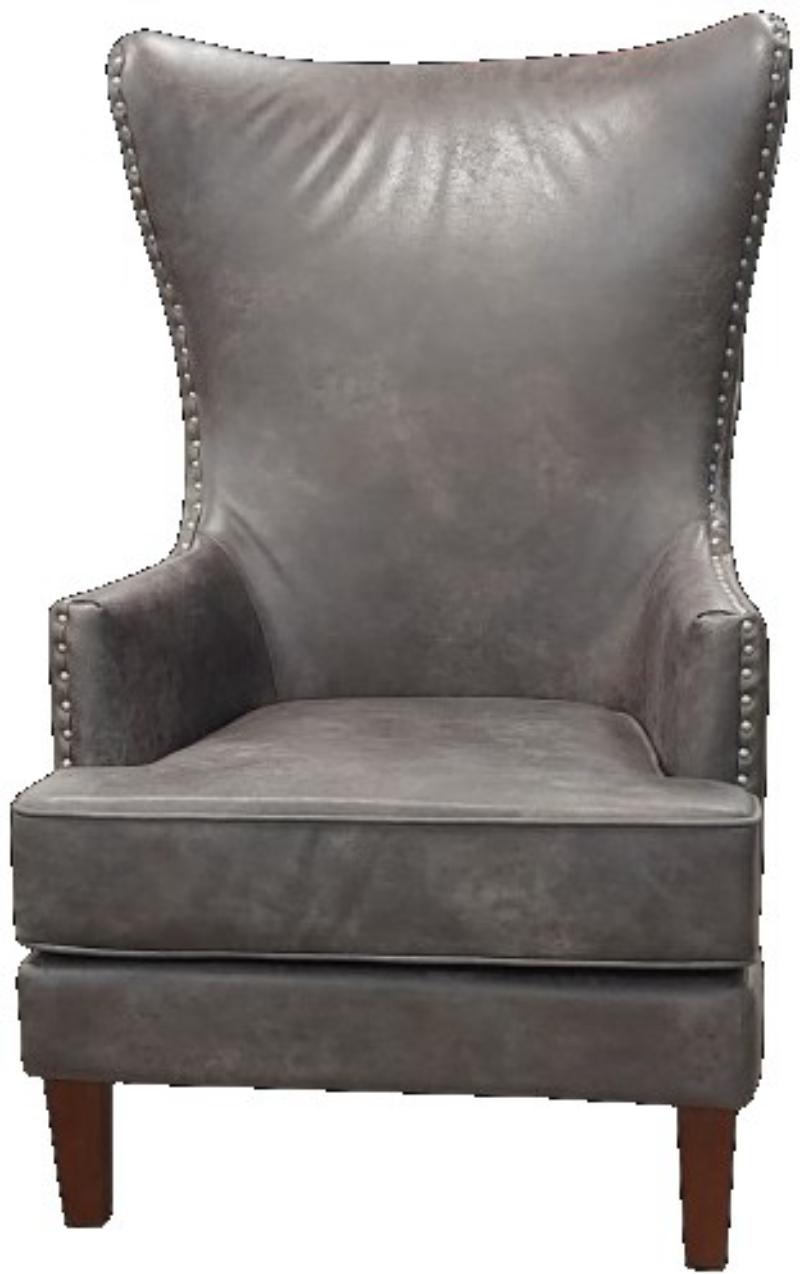 Leatherlook Wingback Chair