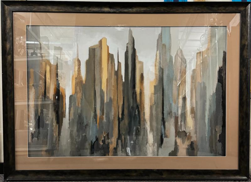 Skyscraper Framed Art