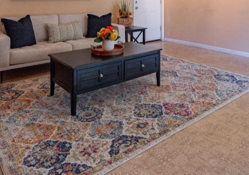 Patterned Multicolor Rug