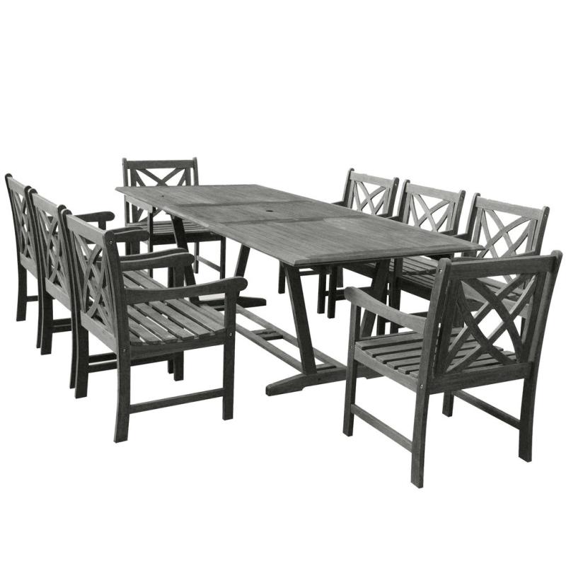 9 Pc Dining Set