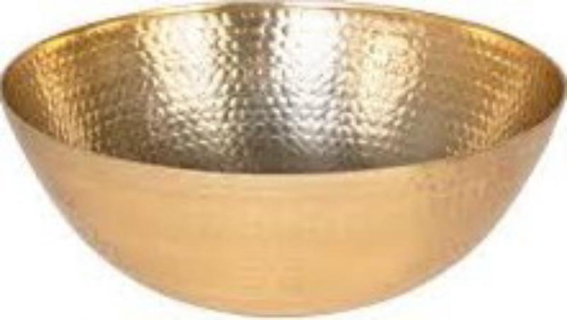 Gold Hammered Bowl