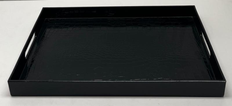 Black Leather-like Tray